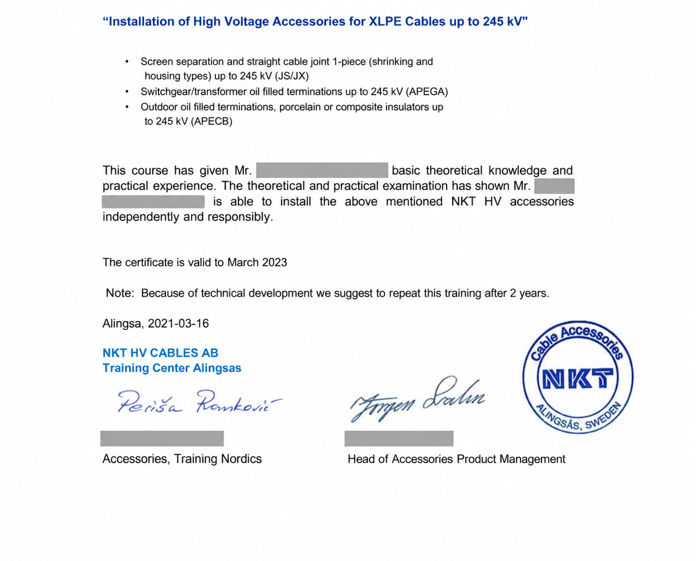 Certificación ISO 18001